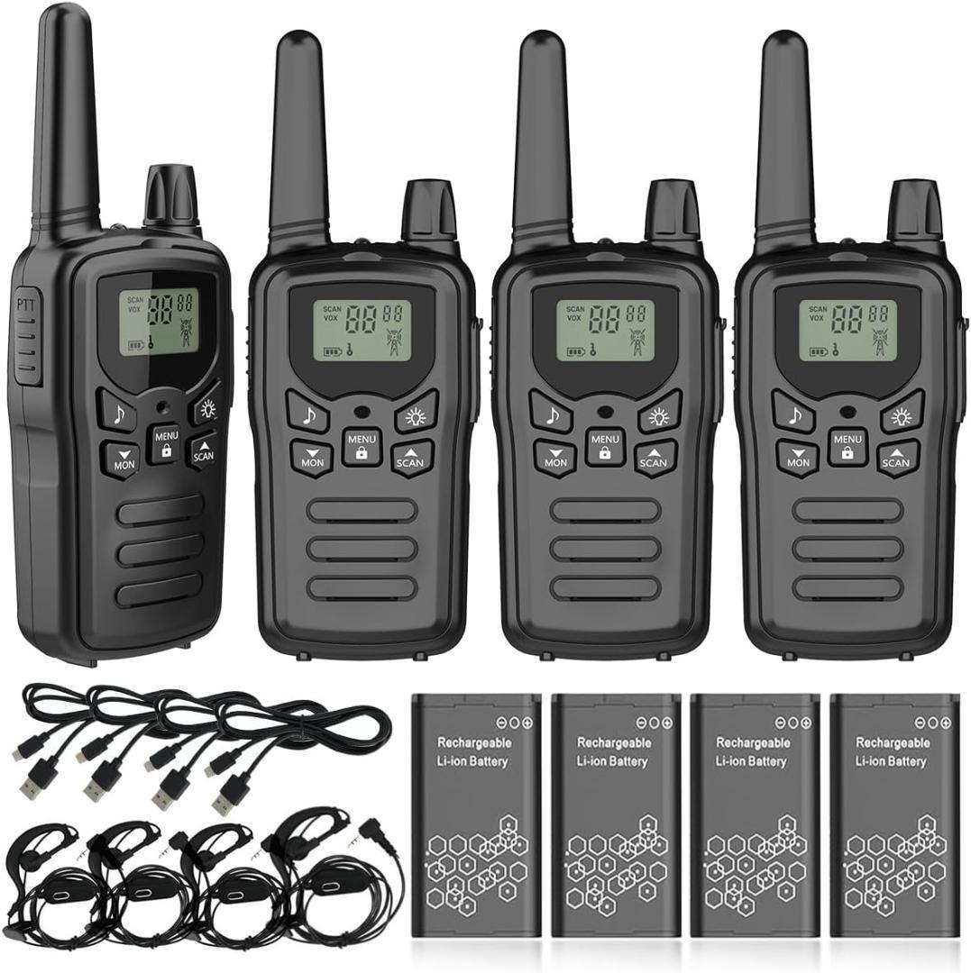 【M2780-130-100】インカム 特定小電力 トランシーバー 4台セット