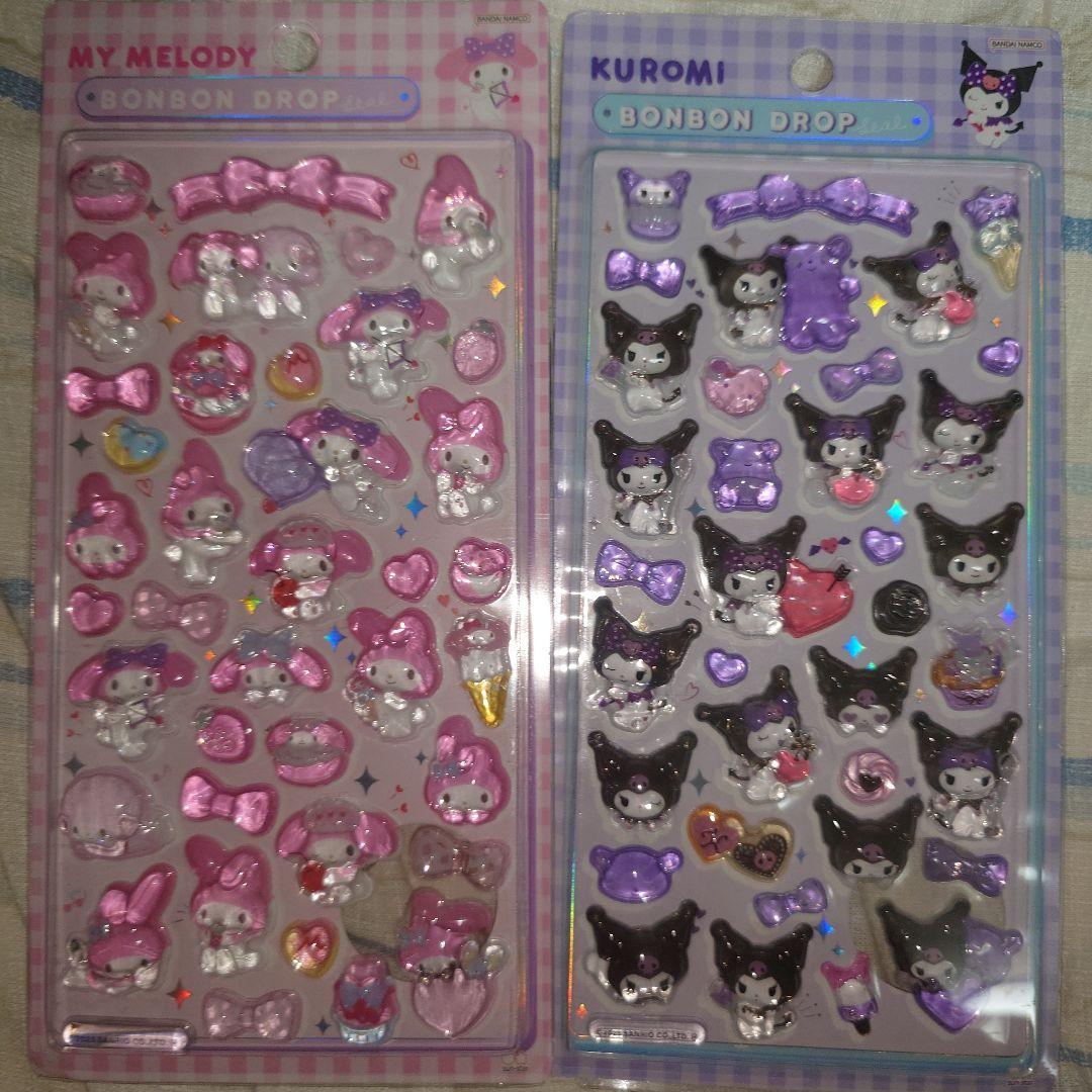 ボンボンドロップキャラクターシール 9パックセット