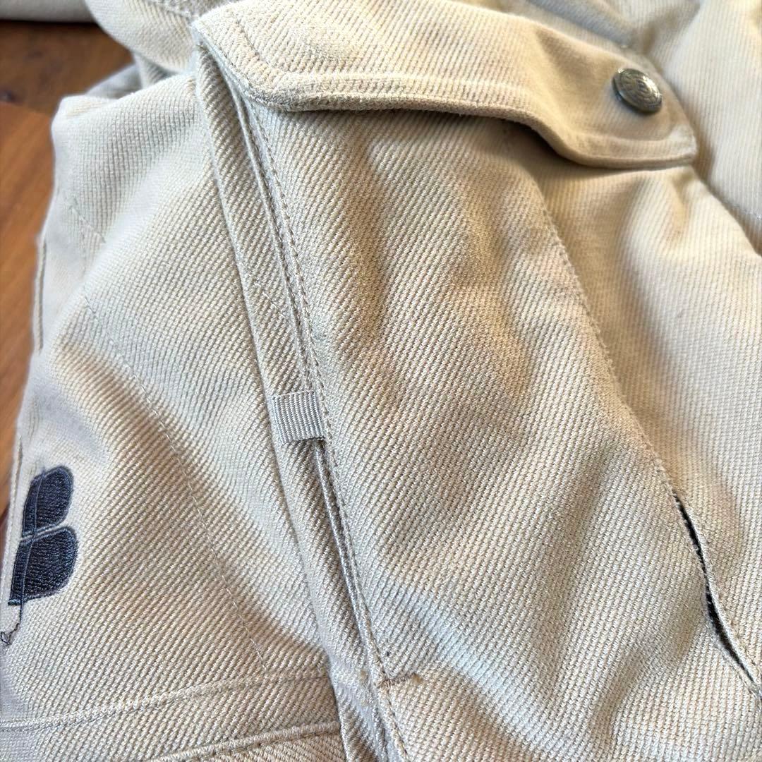 バートンベージュスノージャケット ファー付き