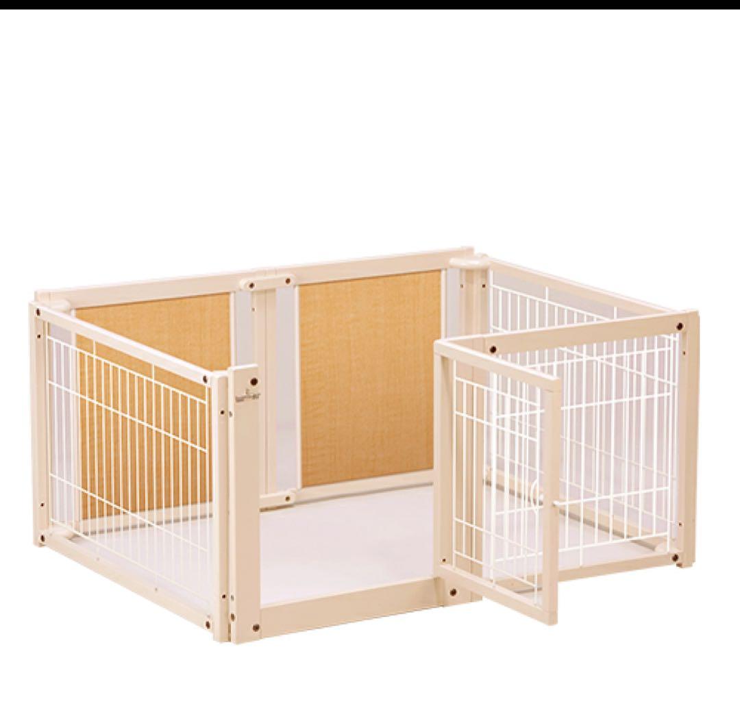 ②【未開封】ペットサークル F60L Kiinus アクリル　ホワイト