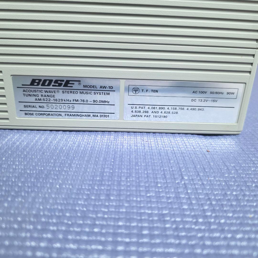 【47】BOSE AW-1D CDラジカセ 【外装美品】匿名配送【ジャンク】