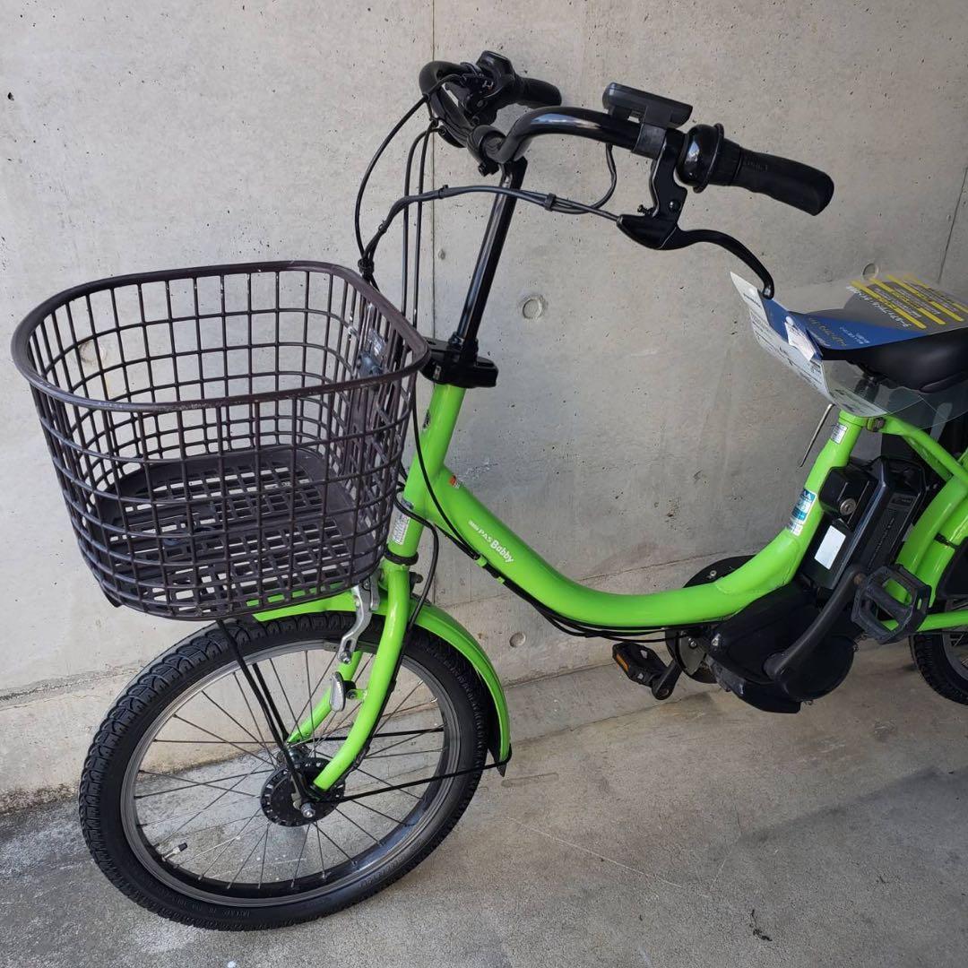 美品 送料込 大容量8.7Ah YAMAHAパスバビー 子供乗せ電動自転車