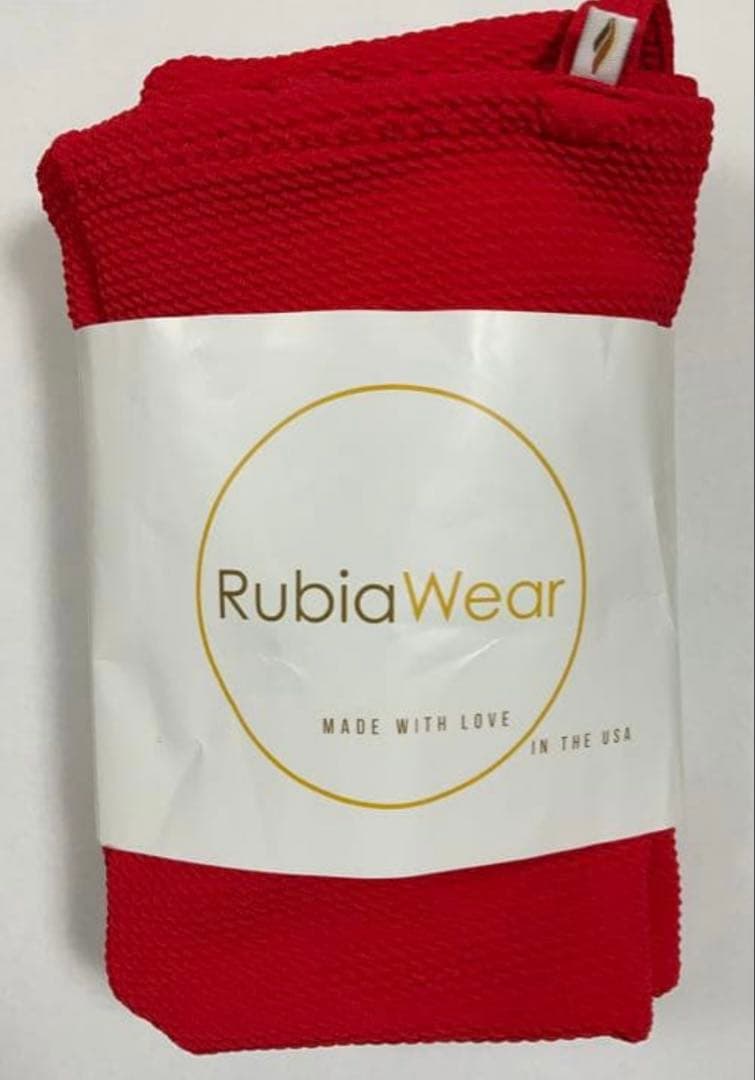 新品　Rubia Wear　ルビアウェア　ロンパー　ウォームアップ　M　赤