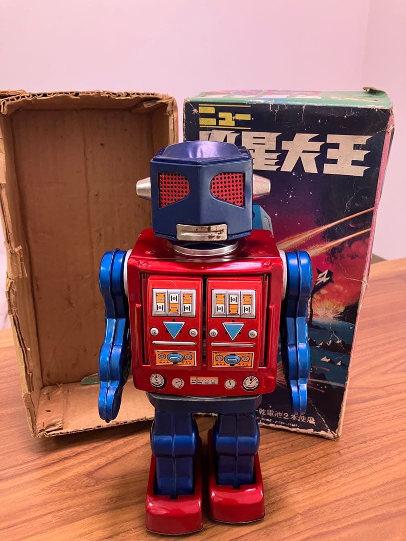 ブリキのロボット　ニュー火星大王　　（動作確認済み）