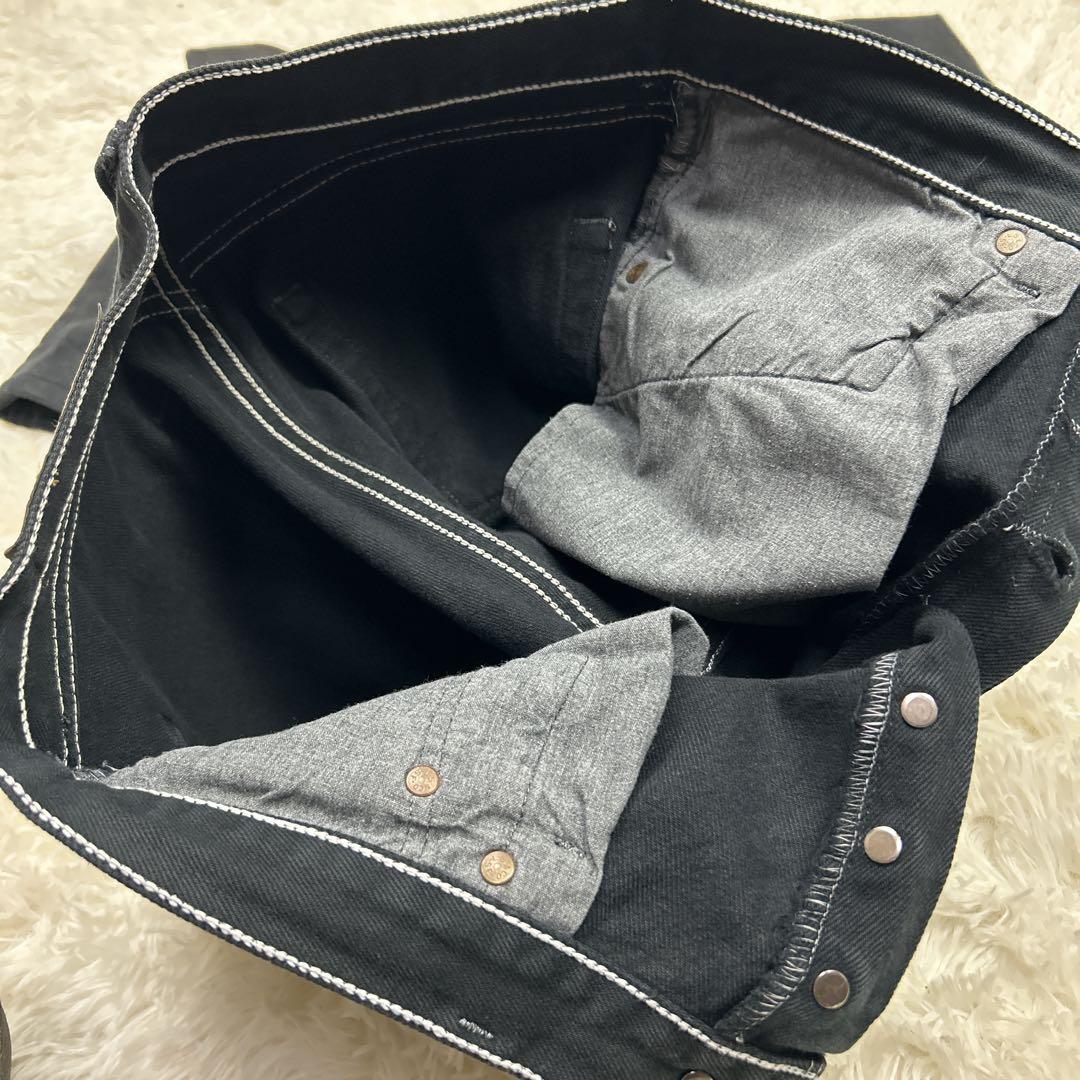 美品　希少　90s USA製 リーバイス　501 ブラック ホワイトステッチ