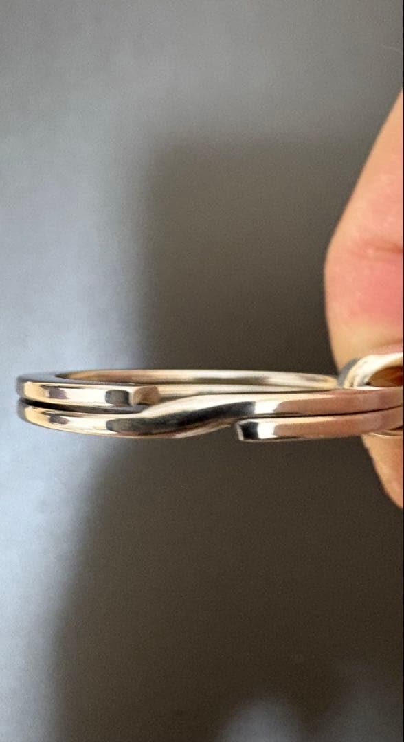 ビルウォールレザー シルバー キーチェーン キーホルダー