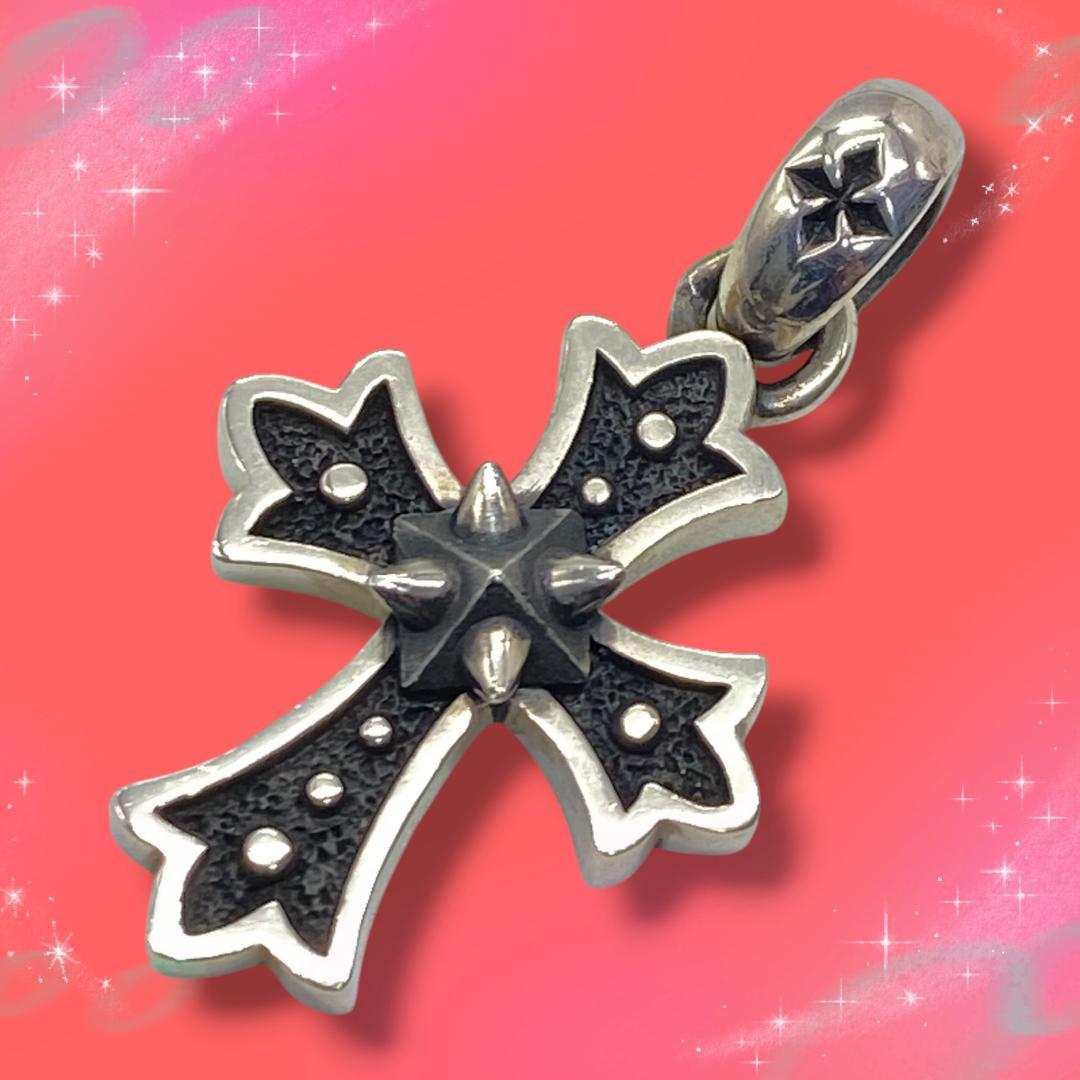 美品 ブラッディマリー ペンダントトップ ネックレストップ クロス SV925