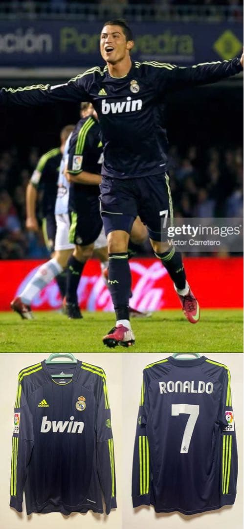 選手支給品Ronaldo CR7 ロナウド レアル・マドリード 12-13