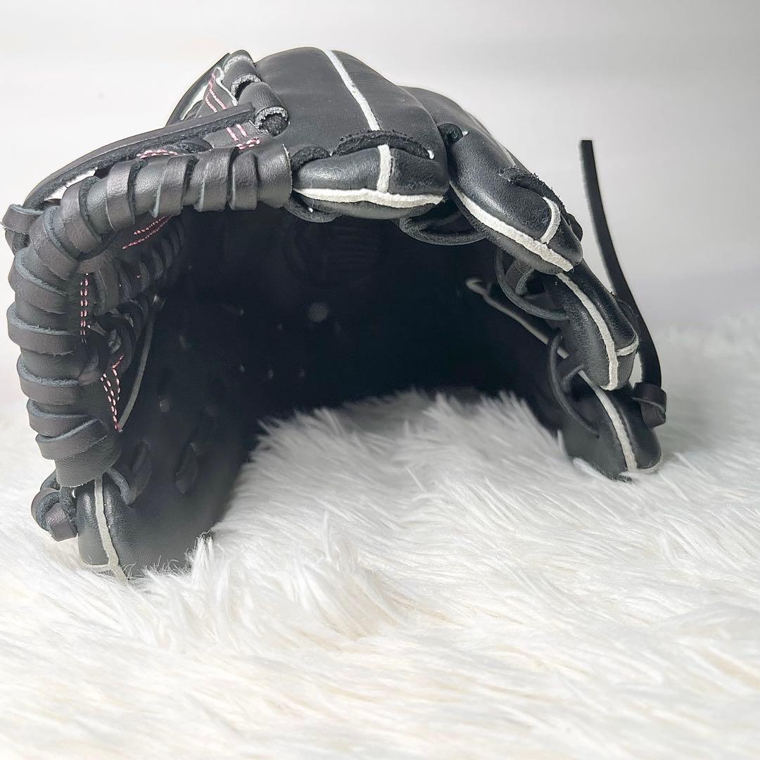 【美品】久保田スラッガー KSS-2P 野球グローブ ブラック×ピンク