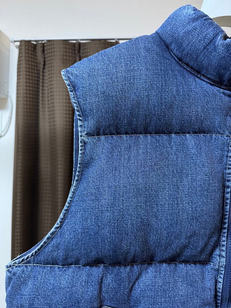 Supreme/Nike Denim Puffer Vest Lサイズ