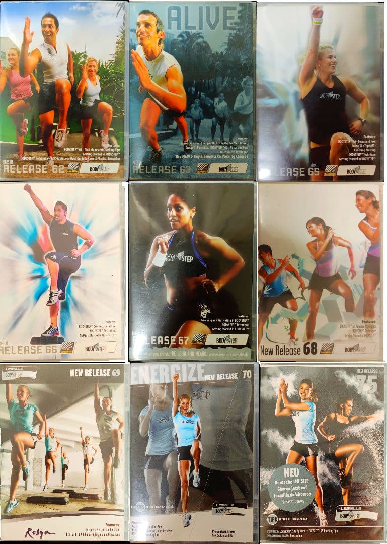 ウエイトトレーニング LESMILLS BODYSTEP DVD