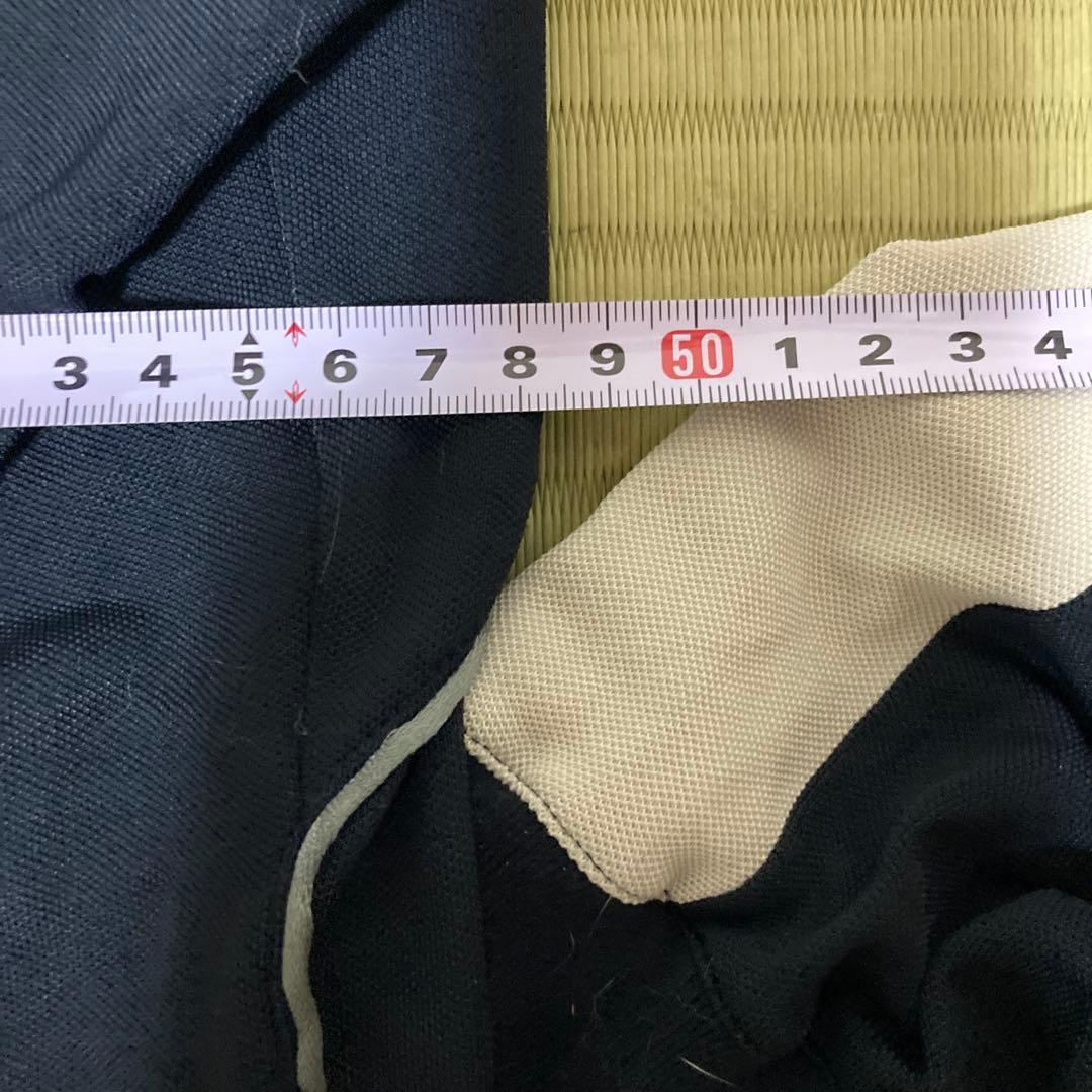 PRADA ジップアップジャケット ネイビー/ホワイト