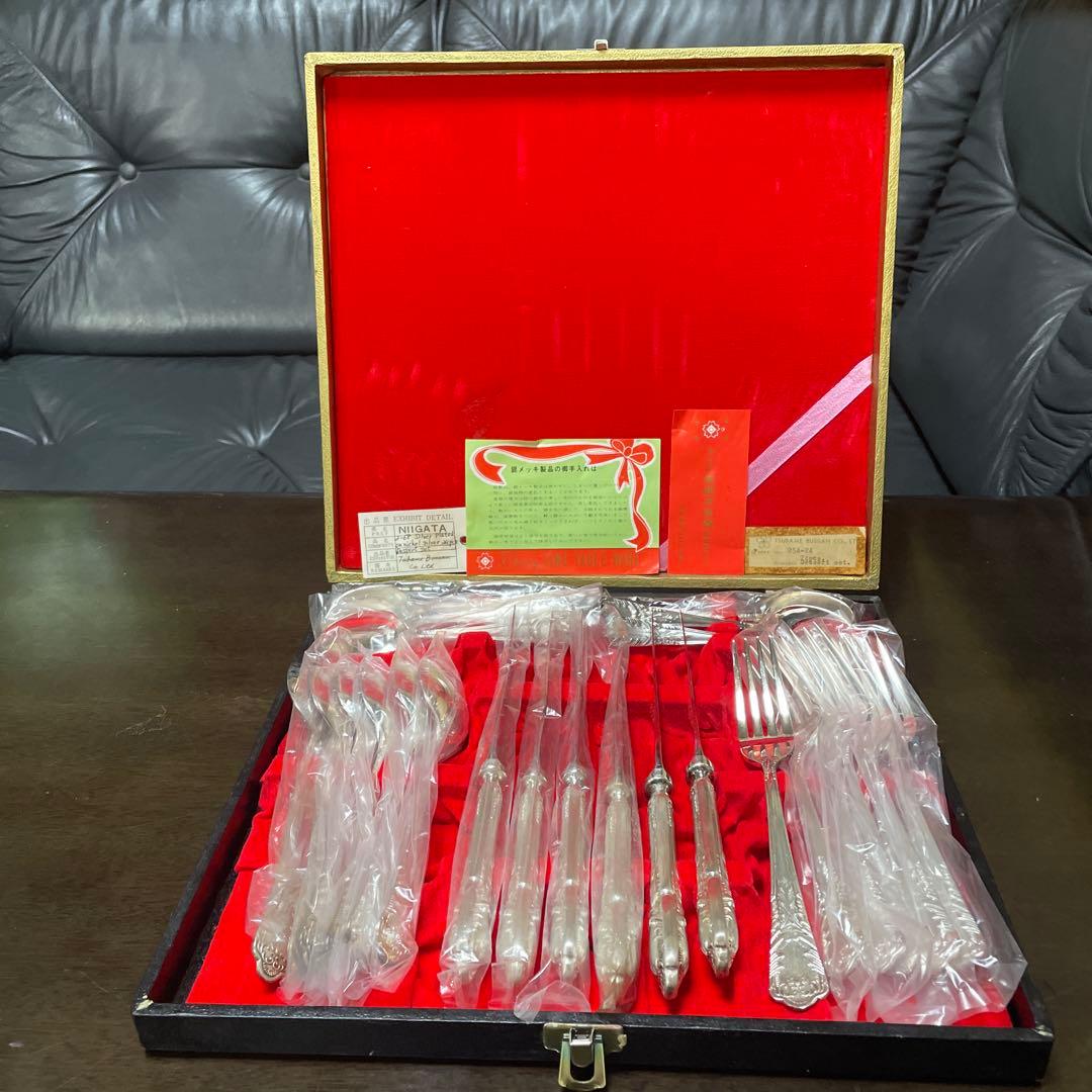 燕物産カトラリーセット 12点 ニッケルシルバー