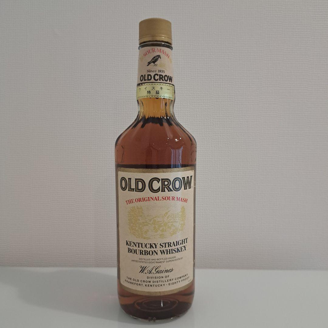 OLD CROW 旧ボトル　ウイスキー 40%　750ml　オールドクロウ　美品