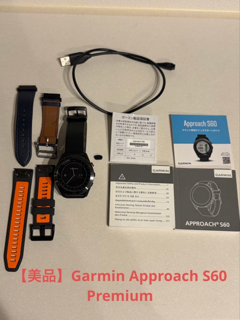 Garmin Approach S60 Premium GPSゴルフウォッチ