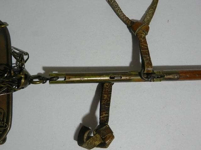 重さの単位が匁（もんめ）貫（かん）の時代の竿秤（さおばかり）