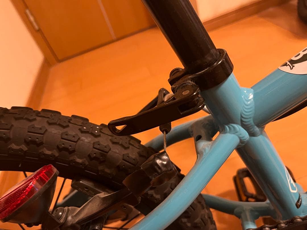 【引き取り限定】ヨツバサイクル キッズバイク　16インチ　限定色　水色