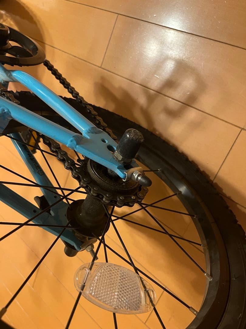 【引き取り限定】ヨツバサイクル キッズバイク　16インチ　限定色　水色