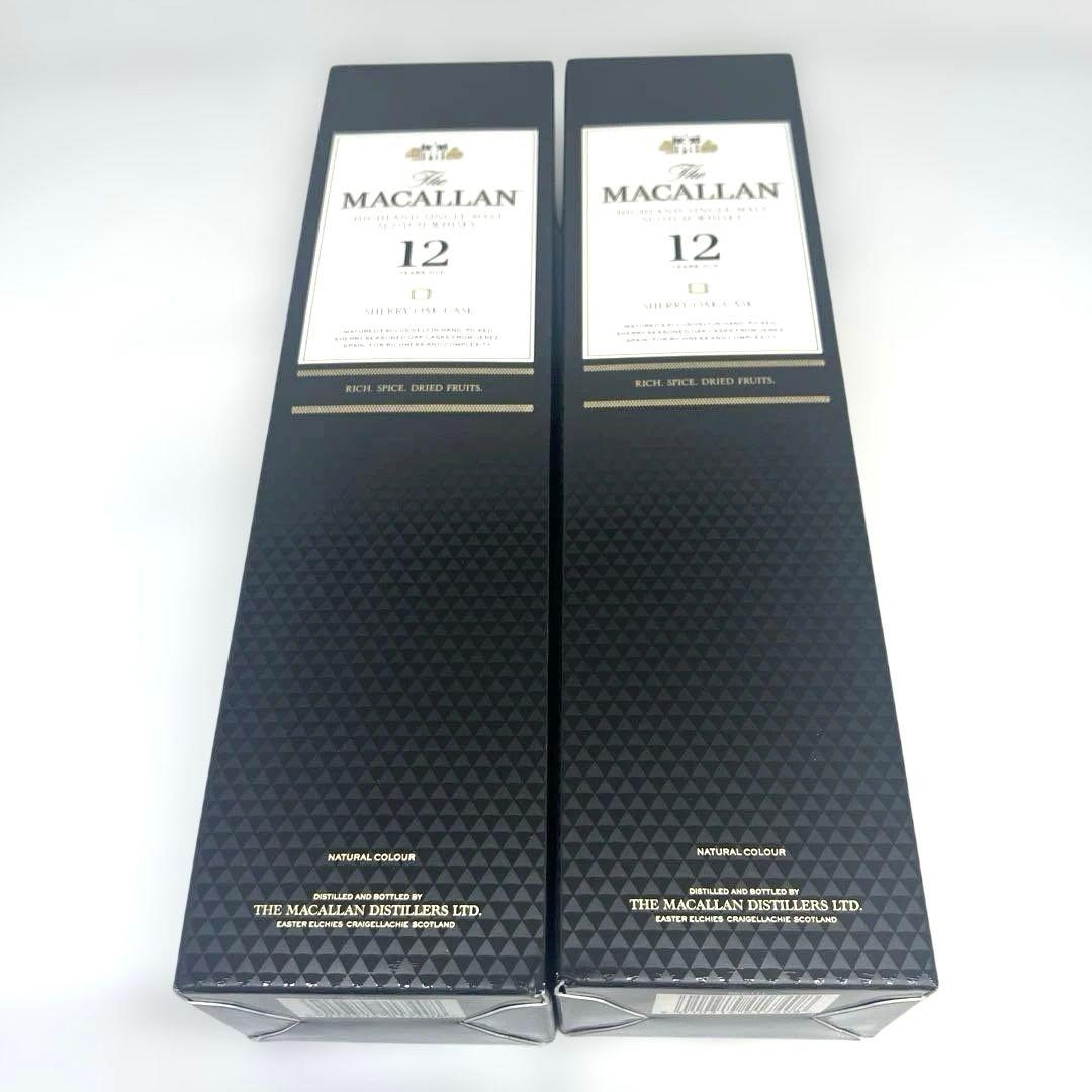 ザ・マッカラン MACALLAN 12年 シェリーオークカスク 2本セット