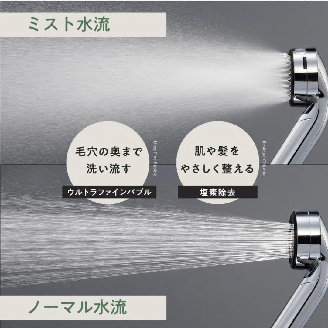 【箱、説明書付き】suin シャワーヘッド