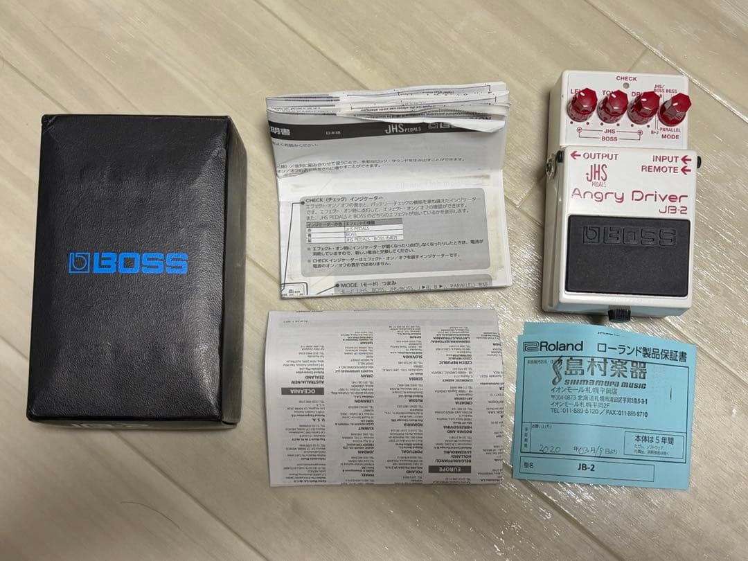 【最安値】BOSS Angry D JB2 ギターエフェクター　箱付