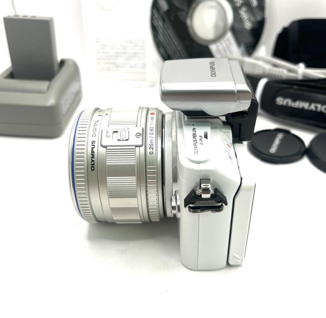 オリンパス E-PL6 ホワイト レンズセット#508293