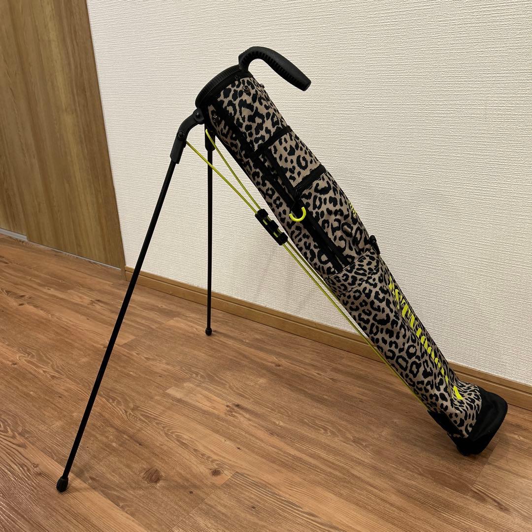 ニューバランス ヒョウ柄セルフスタンドゴルフバッグ