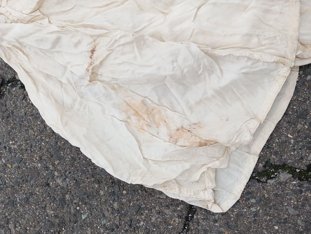 落下傘　　戦前　戦時中　　パラシュート　絹　　戦時資料　戦争　落下傘部隊　布