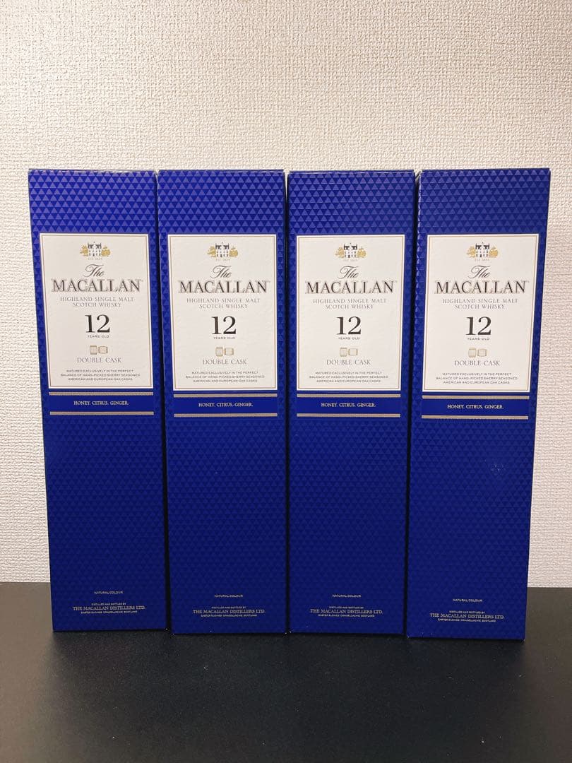 【週末値引き】マッカラン12年（ダブルカスク）✖️4本