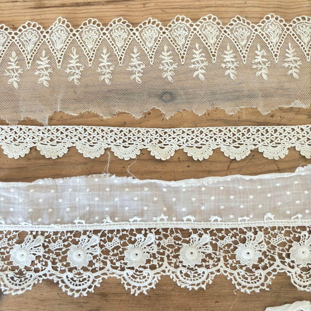 フランスアンティークレース.ハンカチ色々セット