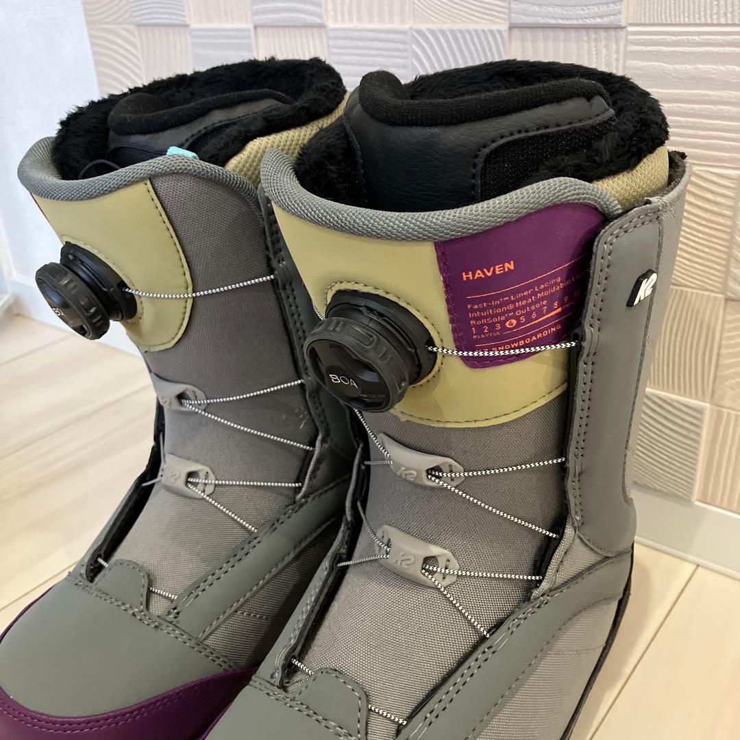 美品★K2★BOAブーツ★スノーボード★24.0