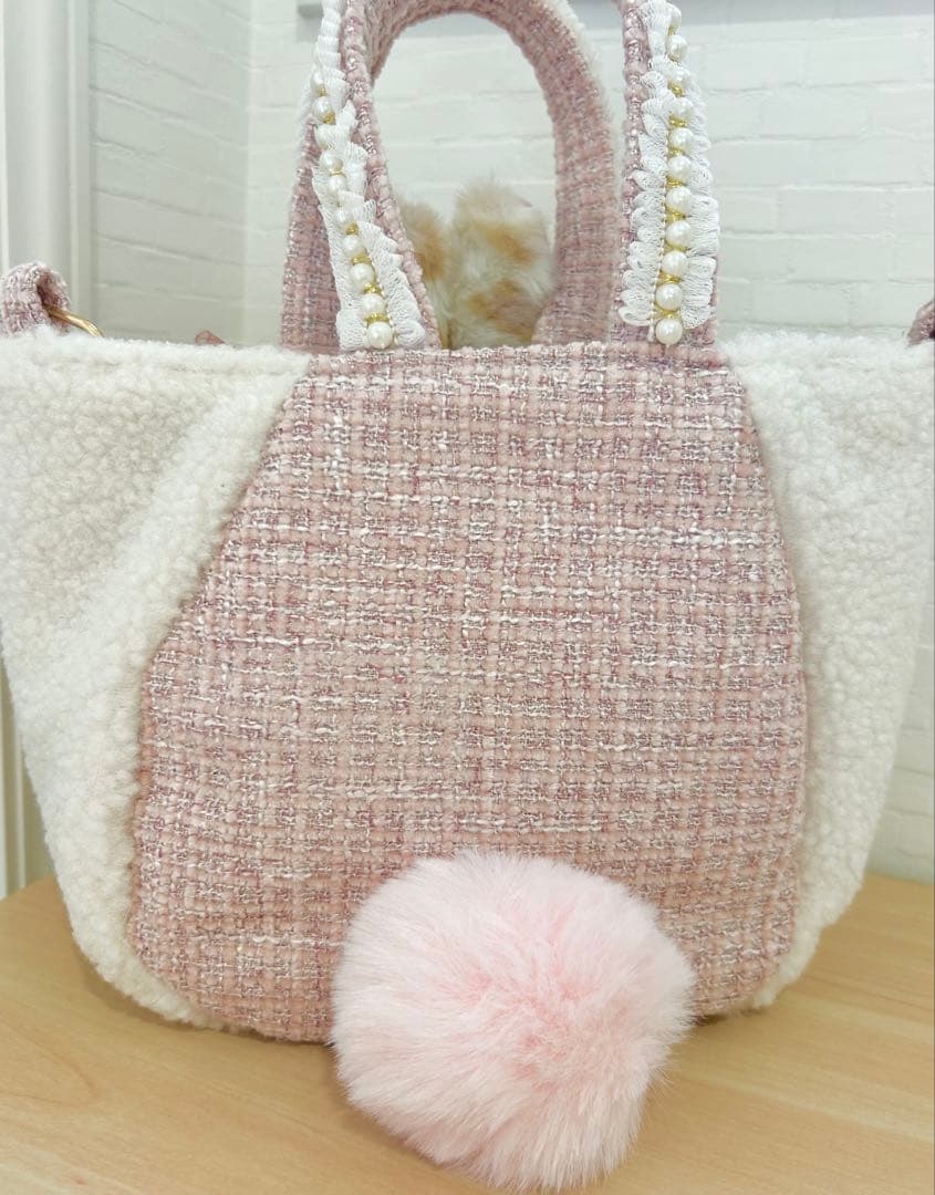 あ*こ様 コヤンイサムチョン ルミちゃん ウサギ耳 ファートートバッグ