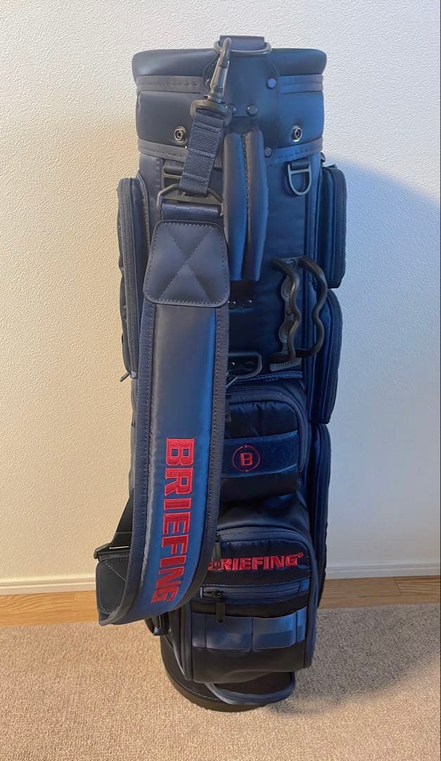 専用★美品★BRIEFING ゴルフバッグ ネイビー CR-6 ブリーフィング