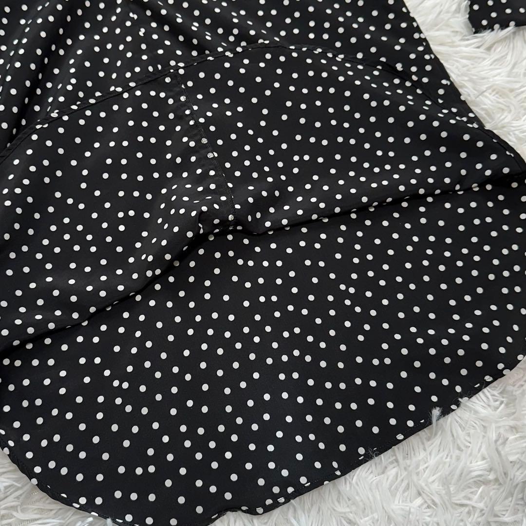 ✨美品✨SIMME シンメ ドットボウタイブラウス ブラック M