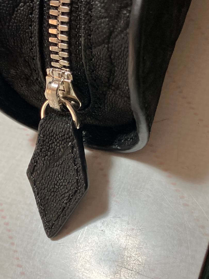 ルボナー デブペンケース エレファントレザー ブラック