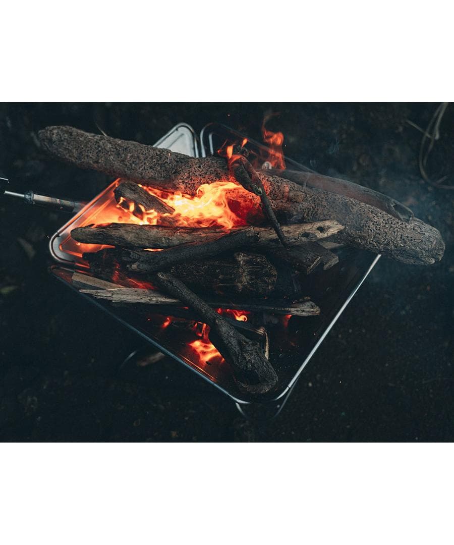 （新品）焚き火台LL 豪快　大人数の焚き火専用台としてGOOD