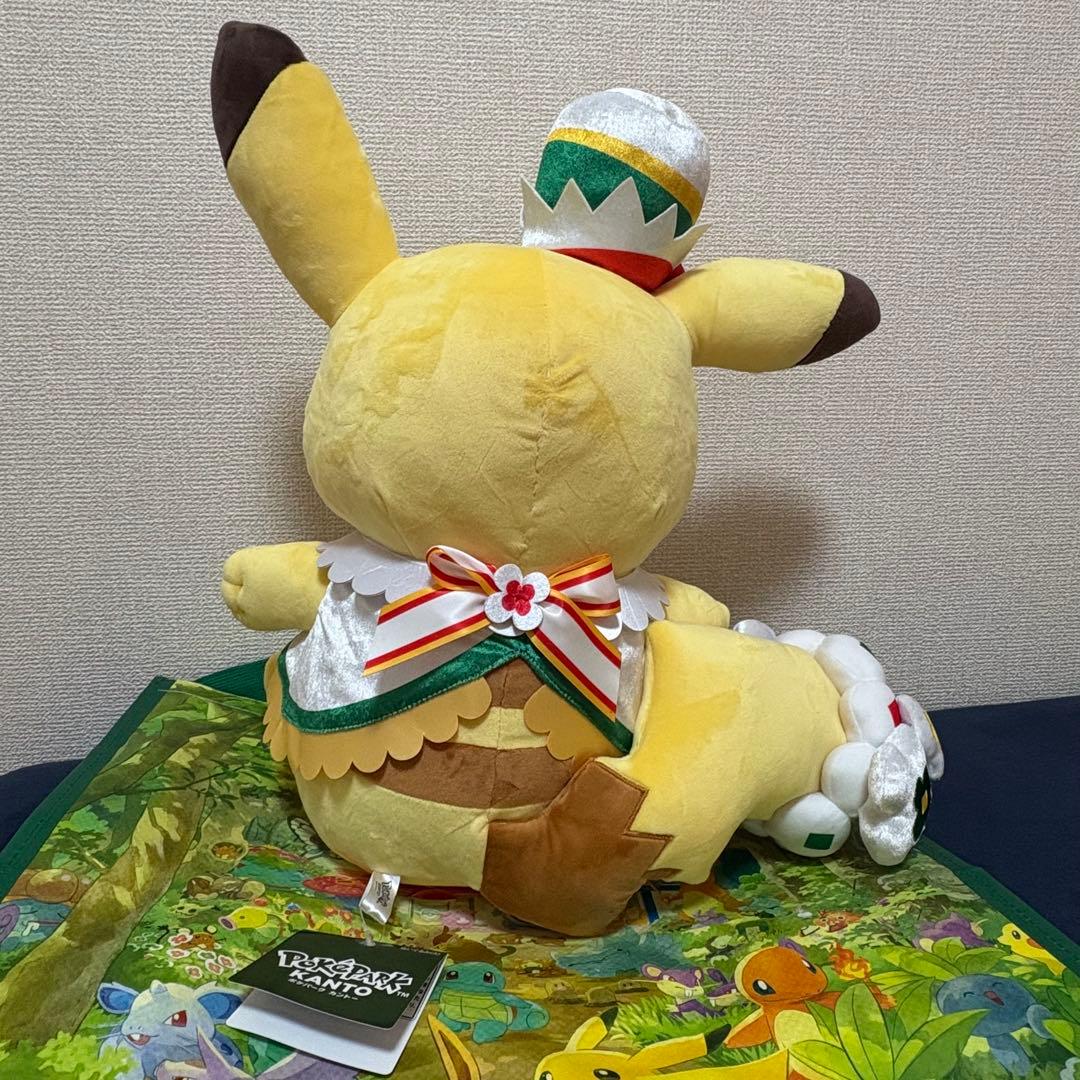 【新品タグ付き】ポケパークカントー限定品　ピカチュウ イーブイ ぬいぐるみセット