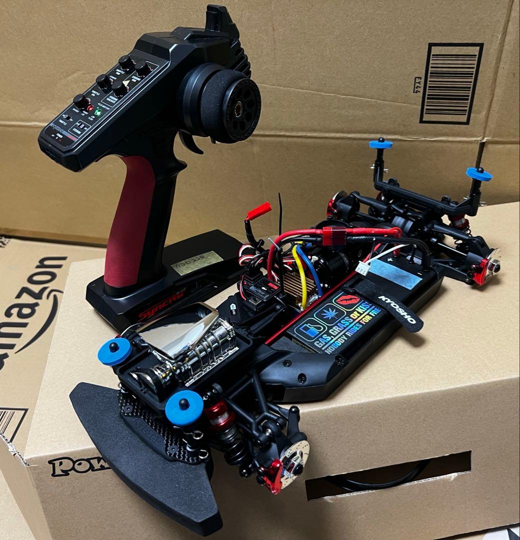 京商 Z28カマロ 550モーター カスタム塗装 LED プロポ付きセット安売り