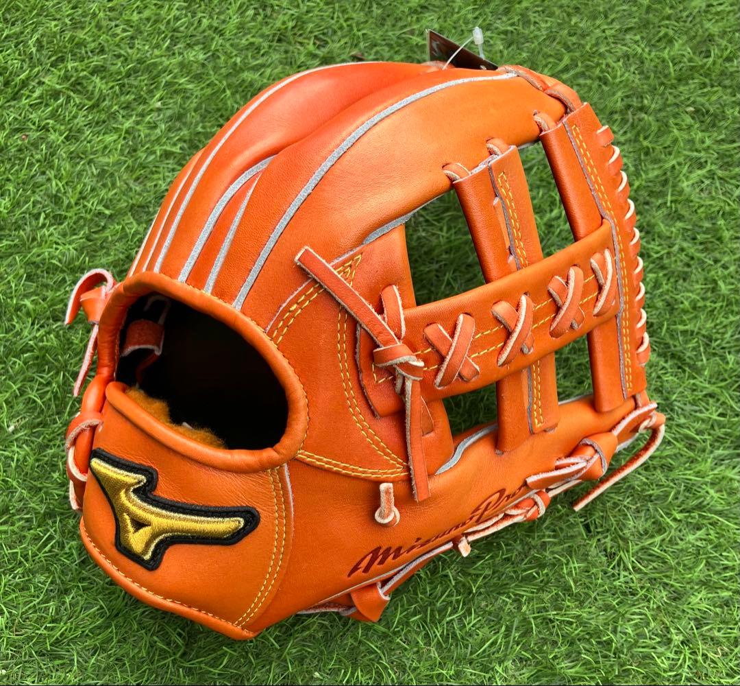 HAGA 新品 ミズノプロ　グローブ　日本製　硬式　フィンガーコアテクノロジー