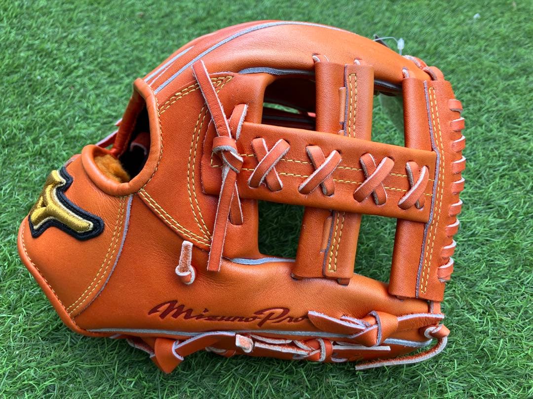 HAGA 新品 ミズノプロ　グローブ　日本製　硬式　フィンガーコアテクノロジー