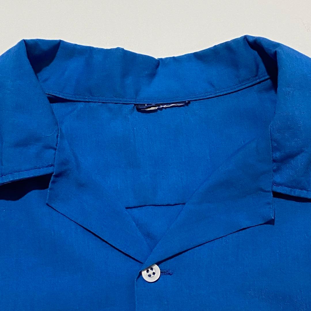 80’s~ビンテージ HILTON? ボウリングシャツ ユニフォーム プリント