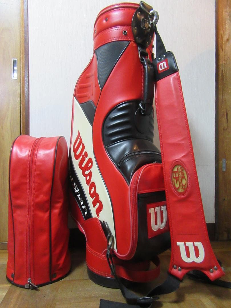 ★激レア コレクション★ウイルソン★FatShaft★3点式バック★レッド★