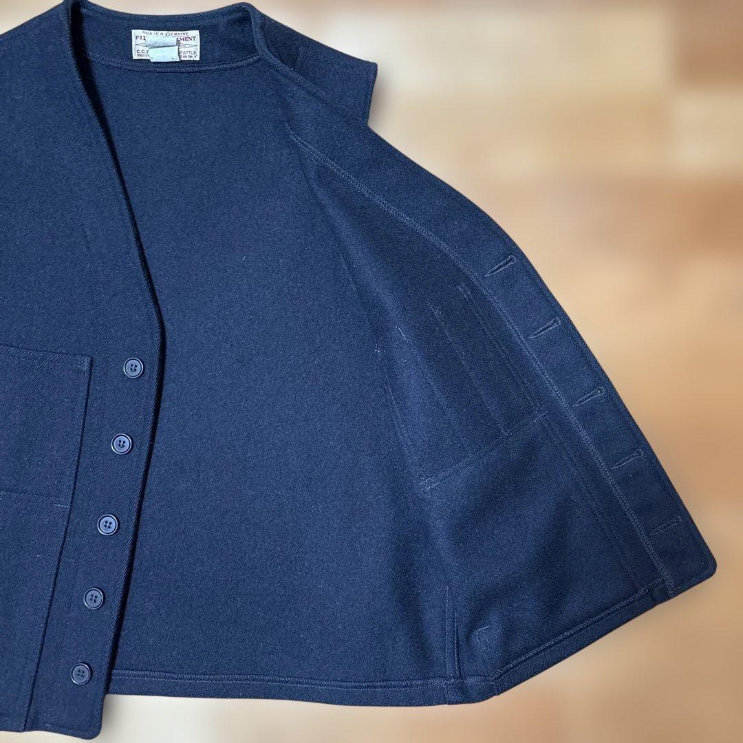 FILSON MACKINAW WOOL VEST 2005年製 ダークネイビー