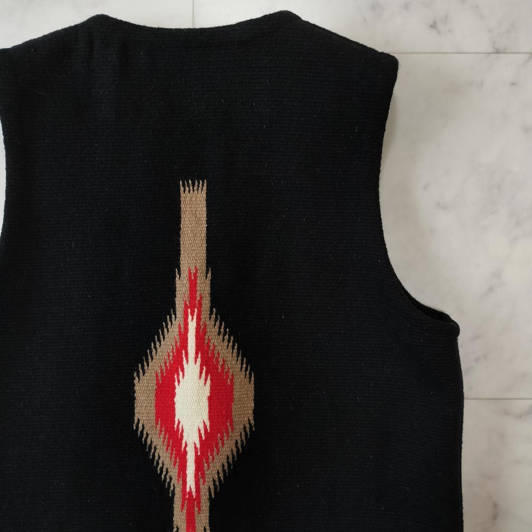 希少 オルテガ 人気カラーブラック 36 スクエアフロントチマヨベスト ポケット