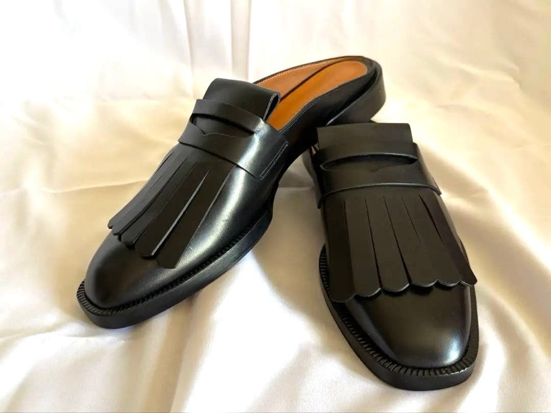 【新品/定価8万】クレジュリー レザー ミュール サンダル 38 (24cm)