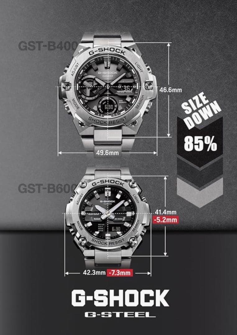 カシオ腕時計 ジーショック G-SHOCK GST-B600D-1AJF