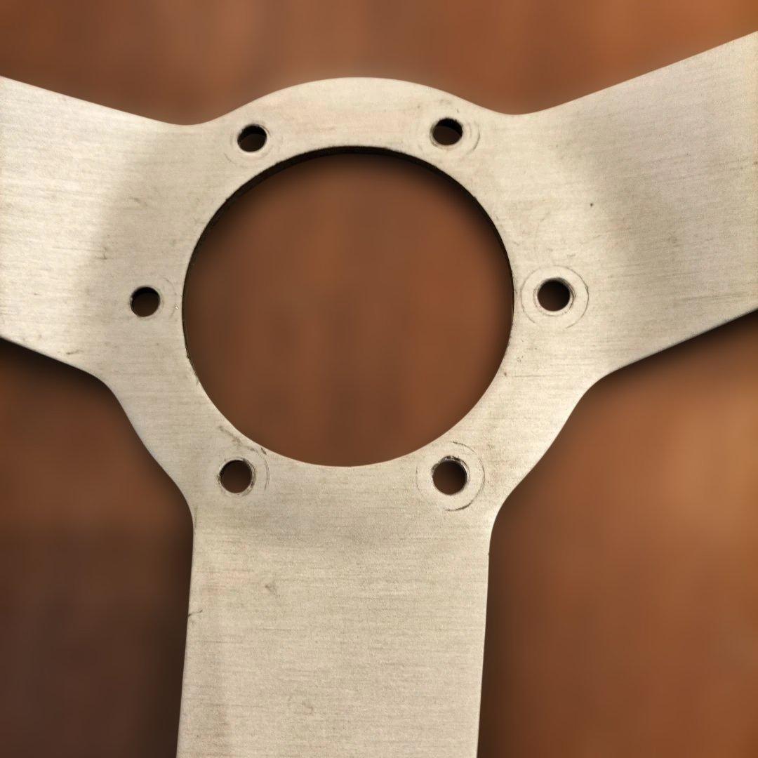 70S パーソナル　ステアリング 当時物　革巻　レザー