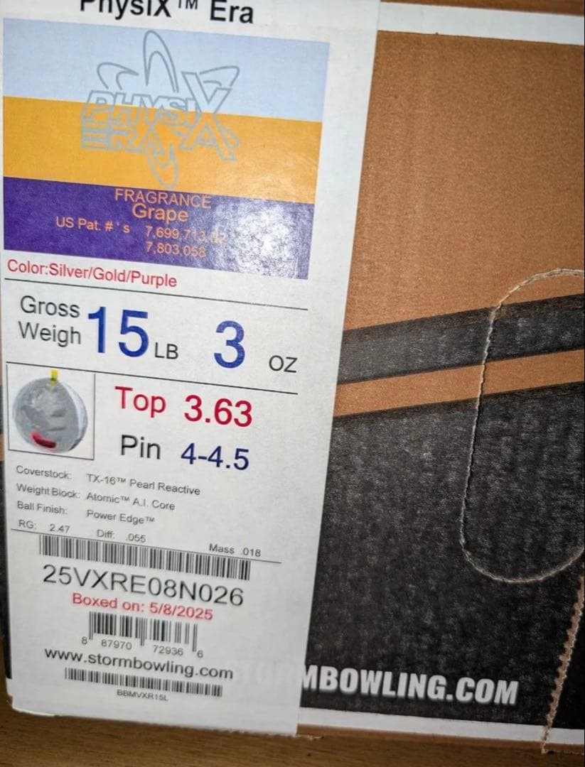 り*た様 ストーム　フィジックスエラ　15ポンド