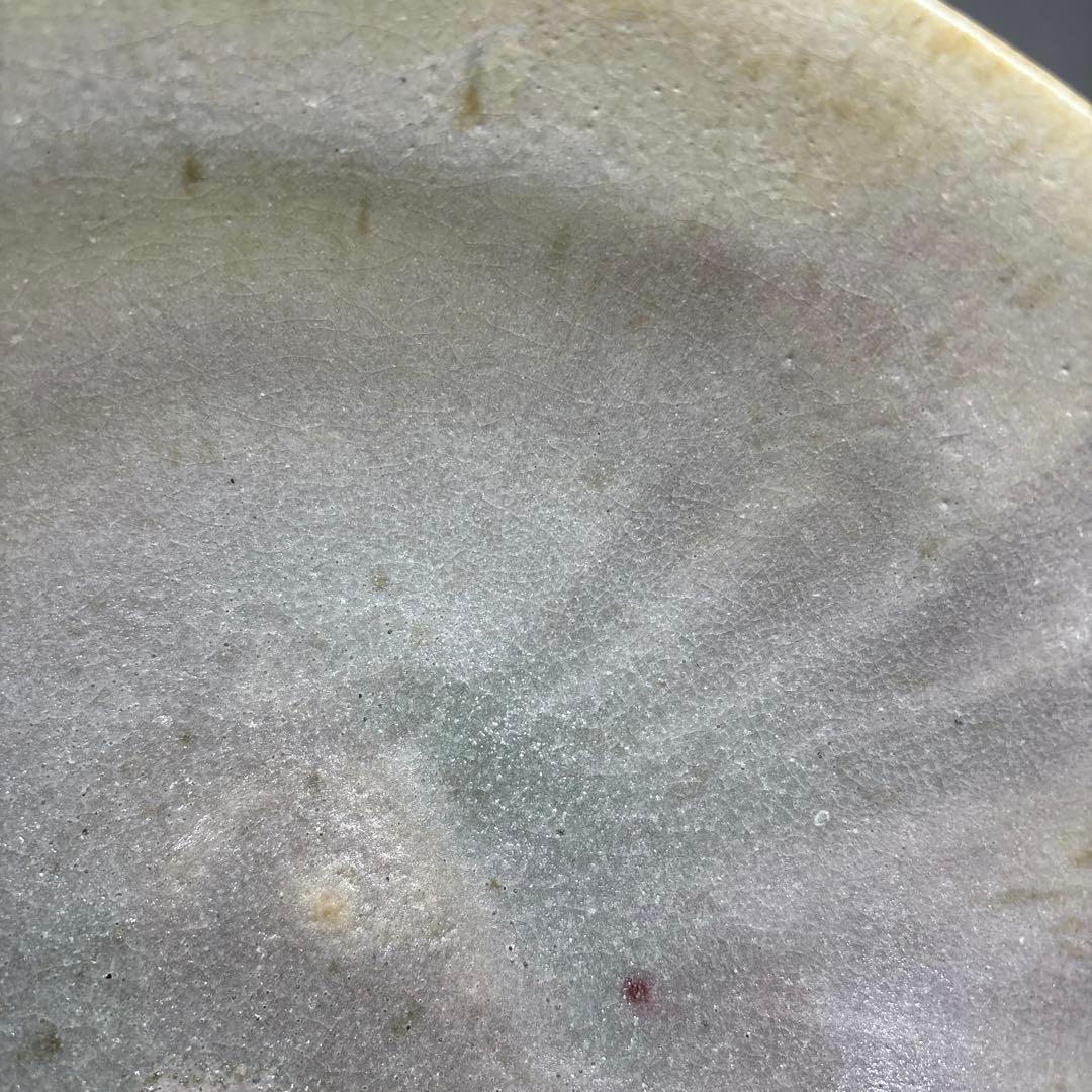 人間国宝　加藤孝造　灰釉深鉢　経約21センチ