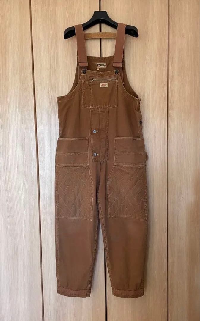 お*ん様 Nigel Cabourn CARPENTER DUNGAREE 茶